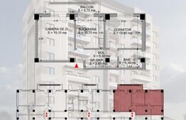 Apartament 2 camere, decomandat, 66mp, cartier Rovine