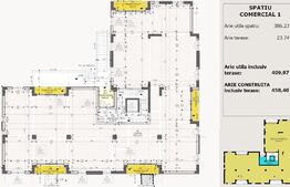 Spatiu comercial, construcție noua, 410 mp, zona Mall Electroputere