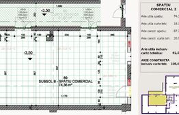 Spatiu comercial, construcție noua, 74 mp, zona Mall Electroputere