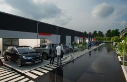 Hale noi pe parter sau P + 1, 1.755 mp utili, teren 4.000 mp, zona Ghercești