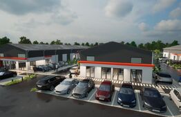 Hale noi pe parter sau P + 1, 1.755 mp utili, teren 4.000 mp, zona Ghercești