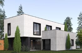 Casa concept designer modern, 240 mp utili, 420 mp teren, Cârcea