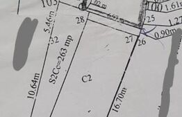 Teren intravilan cu construcție provizorie 260 mp, zona Ultracentrala-Filiasi