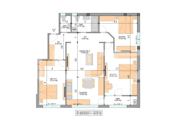 Apartament de vânzare 4 camere Central - 151950AV | BLITZ Craiova | Poza2