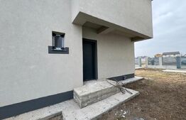 Casă semi-finisată P + E, 111 mp utili, teren 339 mp, Pielești, zona Magnolia