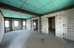 Casă semi-finisată P + M, 131 mp utili, teren 339 mp, Pielești, zona Magnolia