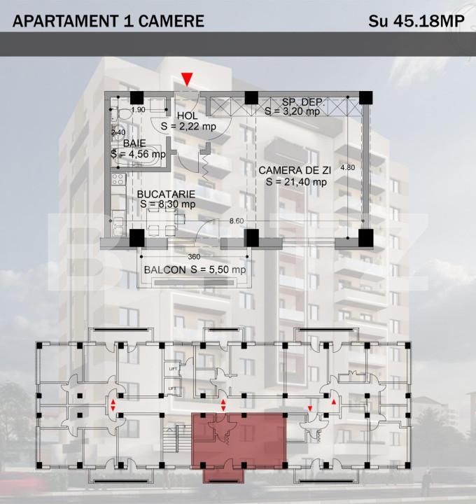 Garsonieră de vânzare Rovine - 154693AV | BLITZ Craiova | Poza1