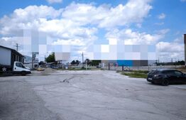 Teren industrial  5000 mp cu 2 hale 400 mp, in Isalnita, cu deschidere la E79