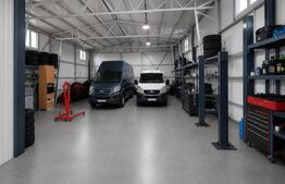 Teren industrial  5000 mp cu 2 hale 400 mp, in Isalnita, cu deschidere la E79