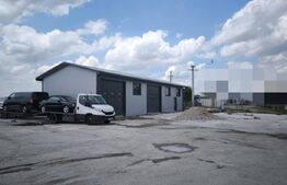 Teren industrial  5000 mp cu 2 hale 400 mp, in Isalnita, cu deschidere la E79