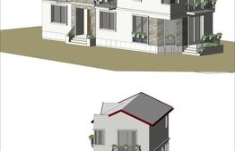 Casa la rosu, cu 4 camere, 145 mp utili, 356 mp teren, zona Catargiu