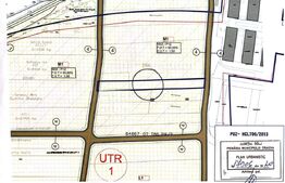 Teren intravilan, 3000 mp, 2 fronturi de 16 metri, zona Centura de Nord