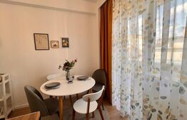 Garsonieră modernă, 37,65 mp, mobilată complet, parcare subterană, zona Rovine