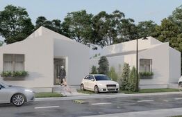 Casa pe parter cu un design deosebit, zona nordica / Simnicul de Jos