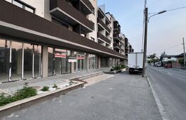 Spațiu comercial parter bloc nou, 109 mp open space, vitrină, terasă, Brestei