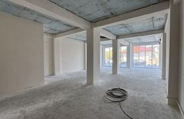 Spațiu comercial parter bloc nou, 109 mp open space, vitrină, terasă, Brestei