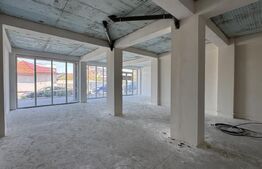 Spațiu comercial parter bloc nou, 109 mp open space, vitrină, terasă, Brestei