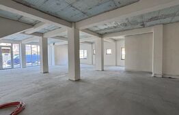 Spațiu comercial parter bloc nou, 136 mp open space, vitrină, terasă, Brestei