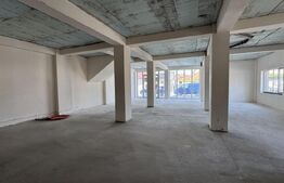 Spațiu comercial parter bloc nou, 136 mp open space, vitrină, terasă, Brestei