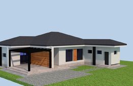 Casa la rosu, 400 mp teren, 105 mp utili, zona Hanul Doctorului