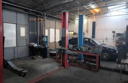 Service auto, spalatorie, service roti si magazin, cu echipamente, zona BILLA