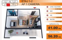 Comision 0%! Apartament tip studio, zona Imparatul Traian