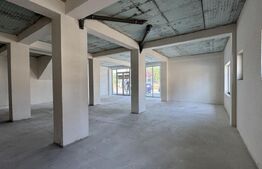 Spațiu comercial parter bloc nou, 136 mp open space, vitrină, terasă, Brestei