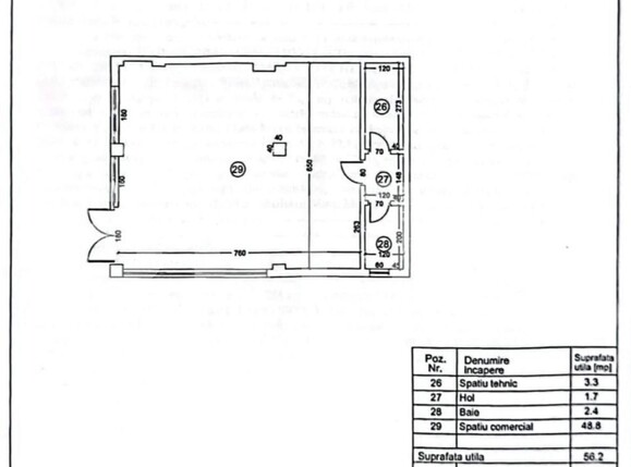 Spațiu comercial de vânzare Exterior Est - 175324SVC | BLITZ Craiova | Poza1