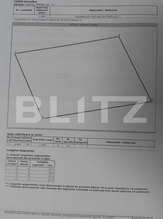 Teren de vânzare Isalnita - 183244TV | BLITZ Craiova | Poza4