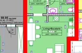 Apartament 2 camere, 60.35 mp, zona Centru