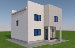 Casa P+1 zona Damila, teren 613 mp, 2 fronturi 