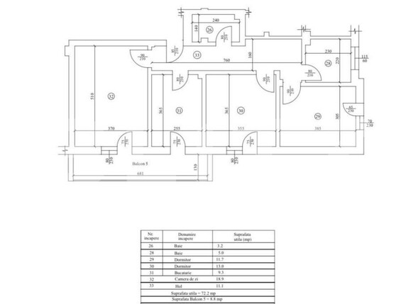 Apartament de vânzare 3 camere Exterior Sud - 185084AV | BLITZ Craiova | Poza1