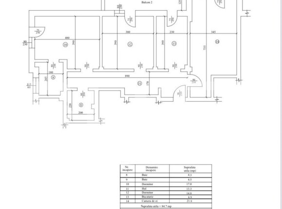 Apartament de vânzare 3 camere Exterior Sud - 185097AV | BLITZ Craiova | Poza2
