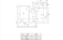 Apartament 2 camere, 60 mp, cartier Veteranilor - parcul N. Romanescu