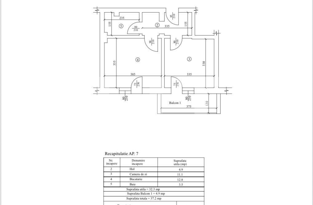 Apartament de vânzare 2 camere Exterior Sud - 185101AV | BLITZ Craiova | Poza2