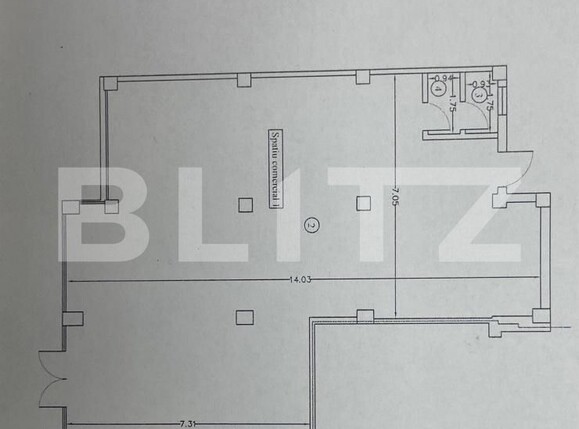 Spațiu comercial de vânzare Central - 186065SVC | BLITZ Craiova | Poza1