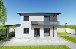 Casă P+1 la roșu, 130 mp, zonă Metro–Aeroport Craiova