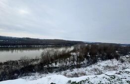 Teren 2500 mp Malu Mare, deschidere la drum asfaltat, vedere spre raul Jiu