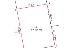 Teren intravilan, deschidere 27 m, 524 mp, zona Bariera Valcii