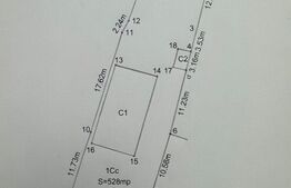 Teren 530 mp, deschidere 12,7 m, zona Siloz – langa Parcul Puskin