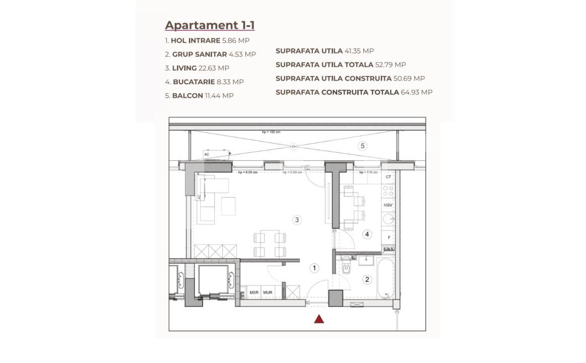 Garsonieră de vânzare Calea Severinului - 194906AV | BLITZ Craiova | Poza2