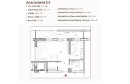 Studio 53.44 mp într-un ansamblu cu 0% Comision la Achiziție    
