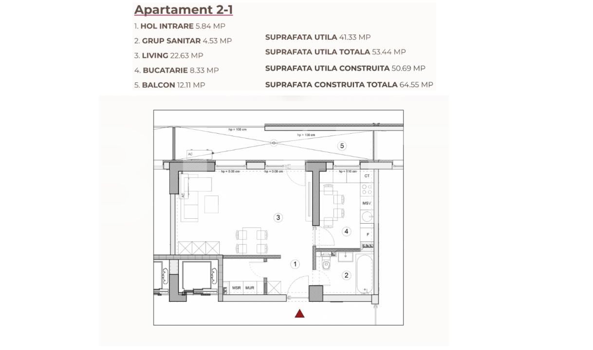 Garsonieră de vânzare Calea Severinului - 194915AV | BLITZ Craiova | Poza3
