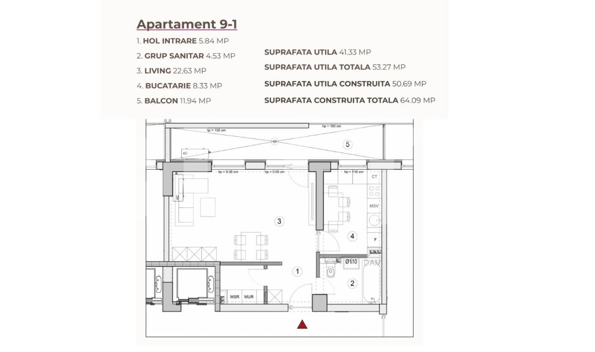 Garsonieră de vânzare Calea Severinului - 194918AV | BLITZ Craiova | Poza4
