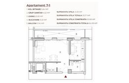 Studio 53.27 mp într-un ansamblu cu 0% Comision la Achiziție