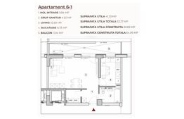 Studio 53.27 mp într-un ansamblu cu 0% Comision la Achiziție