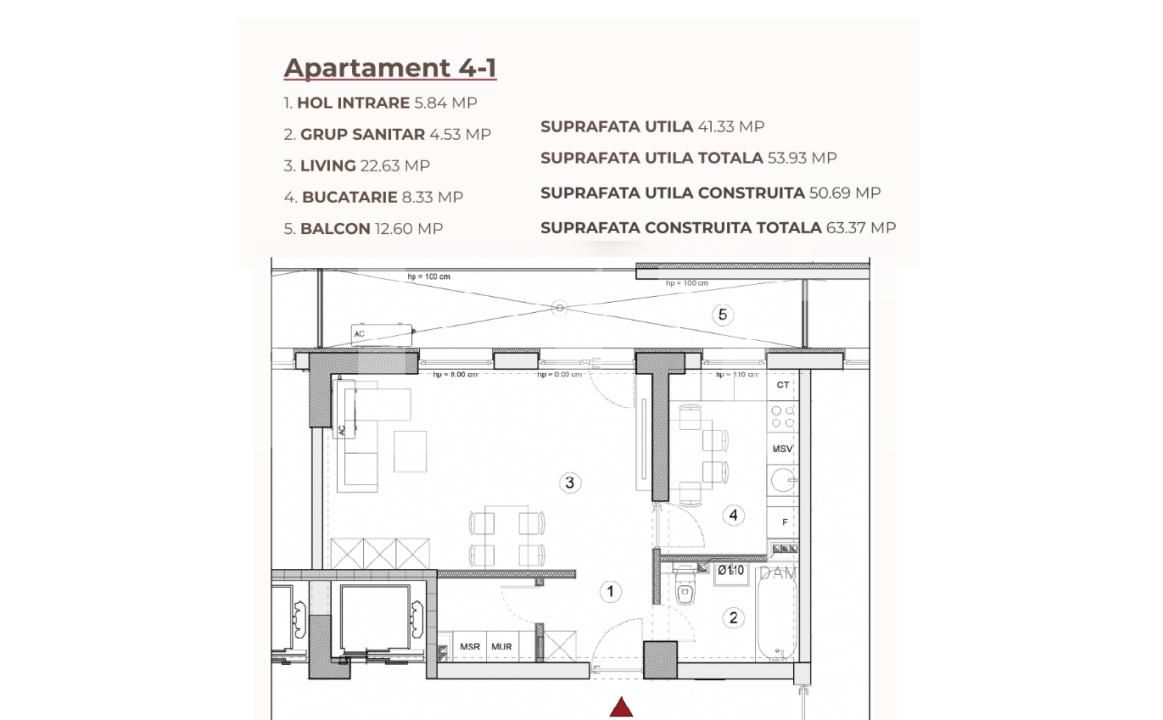 Garsonieră de vânzare Calea Severinului - 194923AV | BLITZ Craiova | Poza2