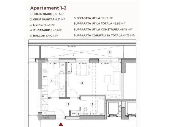 Garsonieră de vânzare Calea Severinului - 194925AV | BLITZ Craiova | Poza2