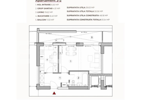 Garsonieră de vânzare Calea Severinului - 194929AV | BLITZ Craiova | Poza1