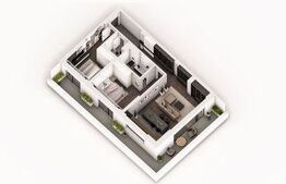Apartament open space 3 camere 104.12 mp în ansamblu cu 0% Comision la Achiziție